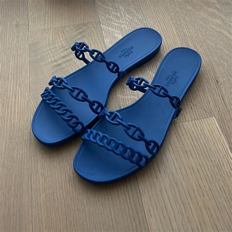 hermes rivage blue|hermes empire sandals.